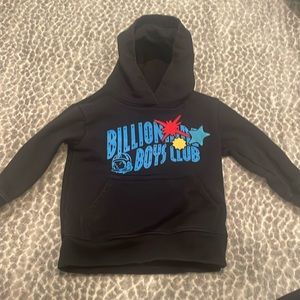 Billionaire boys club 3T hooded black sweatshirt